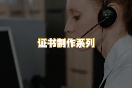 证书制作系列